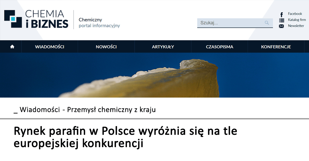Rynek parafin w Polsce